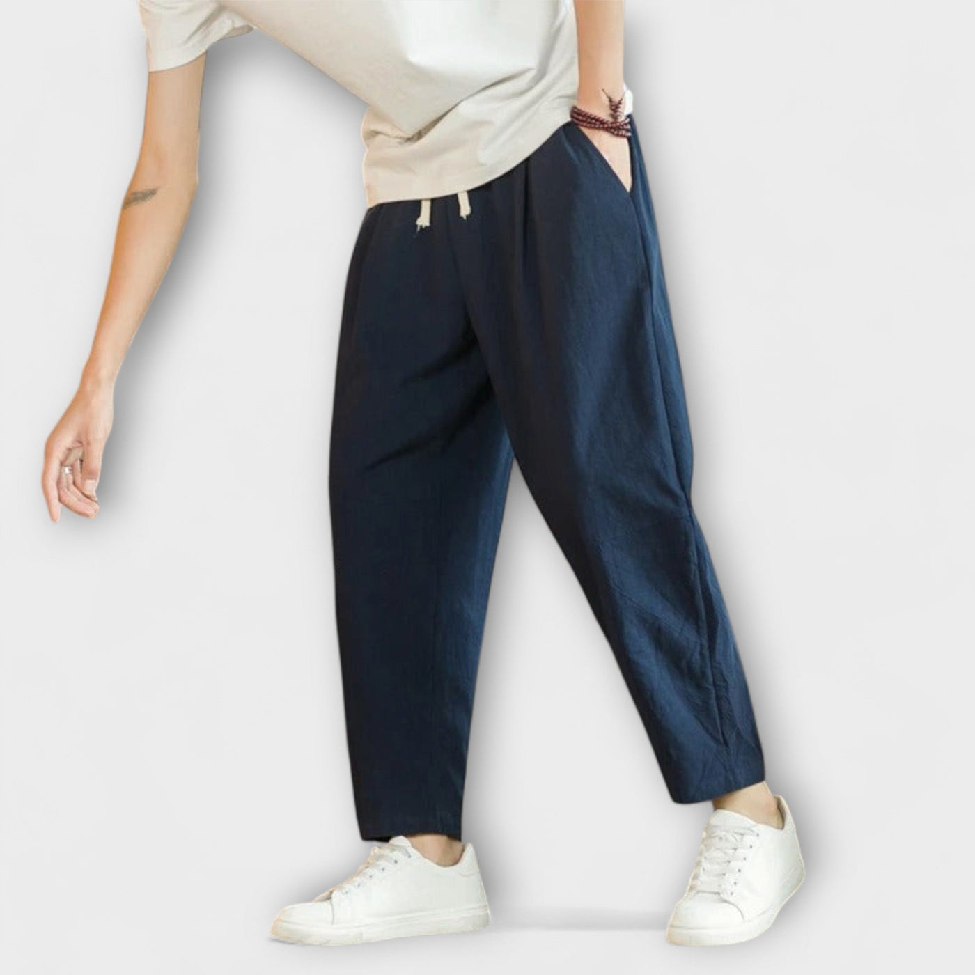 Pantaloni Casual in Cotone