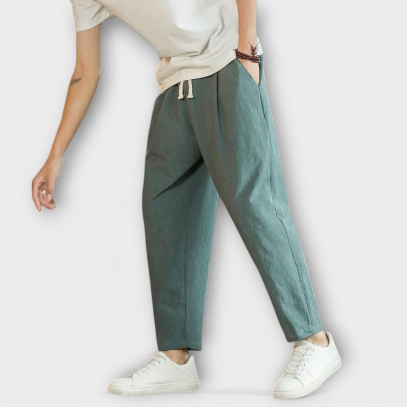 Pantaloni Casual in Cotone